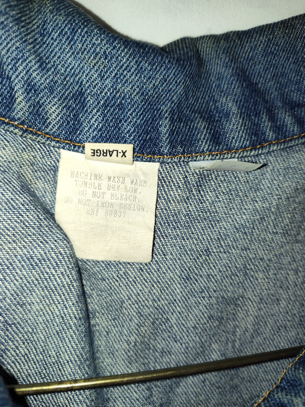 Coca-Cola Embossed Denim Vest in Light Blue - Picture 5 of 6